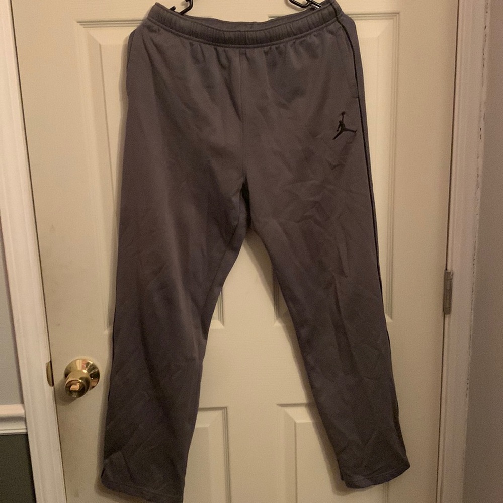 Gray Jordan sweatpants